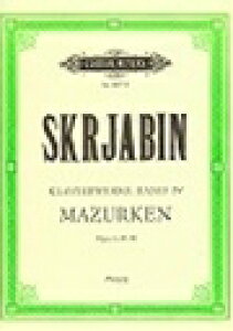 �s�A�m �y�� �X�N�����[�r�� | �s�A�m��i�W ��4�� �}�Y���J | KLAVIERWERKE BAND 4 Mazurken URTEXT