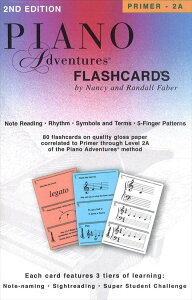 �s�A�m �y�� Faber | [�p���]�s�A�m�E�A�h���F���`���[�@�t���b�V���J�[�h | [�p���]Piano Adventures Flashcards In-a-Box