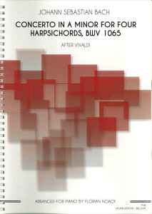 �s�A�m �y�� J.S.�o�b�n | 4��̃`�F���o���̂��߂̋��t�� �C�Z�� BWV 1065 (�m�A�b�N�ɂ��s�A�m�\���ҋ�) | Concerto in A minor for four harpsichords BWV 1065 After Vivaldi