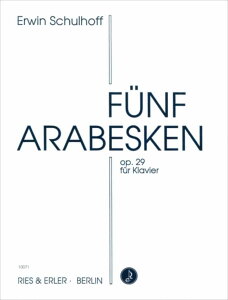 �s�A�m �y�� E.�V�����z�t | 5�̃A���x�X�N ��i29 | Five arabesques op.29 for piano