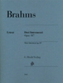 ピアノ 楽譜 ブラームス | 3つの間奏曲 作品117 | 3 Intermezzi Op.117