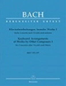 sAm y J.S.obn | ȉƍĩNBAҋȏW 1 | Keyboard Arrangements of Works by Other Composers 1