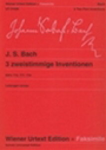 �s�A�m �y�� J.S.�o�b�n | 3��2���̃C�����F���V���� | Three two-part inventions