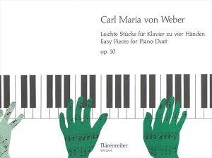�s�A�m �y�� �E�F�[�o�[ | �₳�����s�A�m�A�e��i�W ��i10(1��4��) | Easy Pieces for Piano Duet Op.10 (1P4H)