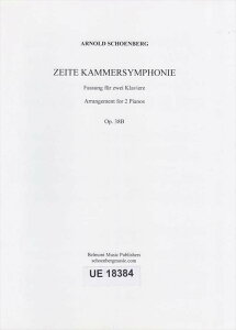 ピアノ 楽譜 シェーンベルク | 室内交響曲 作品38B (2台4手編曲) | Zeite Kammersymphonie Op.38B