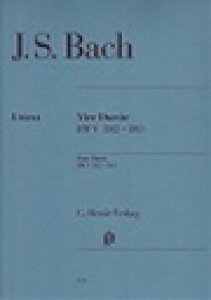 �s�A�m �y�� J.S.�o�b�n | 4�̃f���G�b�g BWV802-805 | 4 Duette BWV802-805