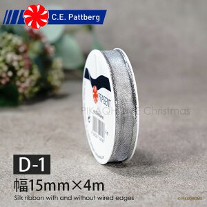 [{][160026]C.E. PATTBERGА CHRISTMAS VIEWSiVo[j VN I[KW[ C[{ Vo[ Vo[ C nɗTChɋ̃C Silk ribbon with and without wired edges 15mm 4