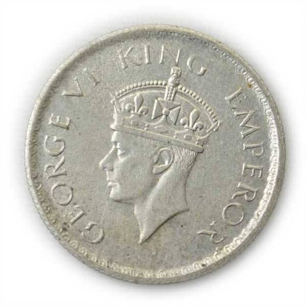 楽天市場】英領インド帝国 1940年 ジョージ6世 1/2ルピー銀貨 MGD-COIN