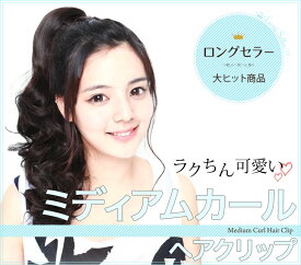 ポニーテール クリップ式 アップ盛り ポイントウィッグ ハーフ バンスクリップ ヘアークリップ 黒 茶 つけ毛 ウイッグ 襟足ウィッグ エクステ ダークブラウン ライトブラウン ウィッグ ミディアム カール ワンタッチエクステ 和装ヘア 浴衣 ヘア バレッタ 自然