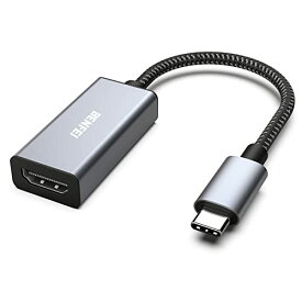 BENFEI USB C - HDMI 変換アダプタ 4K USB Type-C HDMI アダプタ Thunderbolt 3 / 4 互換タイプC HDMI 変換 4K@30Hz 映像出力 iPhone 15 Pro/Max, MacBoo