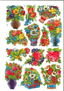 hCc NXKNƃpW[̃u[P `[bv ԕ (Blumen 50er Jahre)fRp[W R[W XNbvsN`[ _CJbg G{X AeB[N