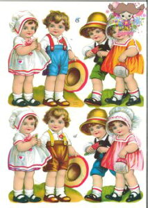 �h�C�c�� �N�����X��8 Kinder 50r Jahre�����ǂ� �q�� �`���ߑ��f�R�p�[�W�� �R���[�W�� �X�N���b�v�s�N�`���[ �_�C�J�b�g �G���{�X �A���e�B�[�N ���Y��������ꍇ������܂���
