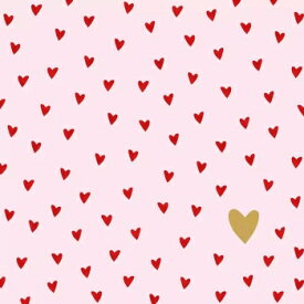 PPD 素敵な ペーパーナプキン デコパージュ☆リトルハート ローズ ピンク パターン☆(Little Hearts rosé)（1枚/バラ売り）