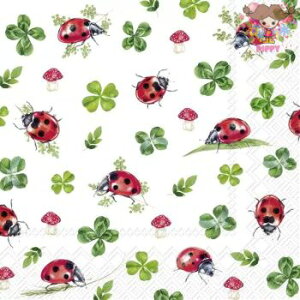 IHR y[p[ivLLUCKY LADYBUGSi20jlt N[o[ ĂƂ ̂ fRp[W  fG  ؂₩ GKg nhCh