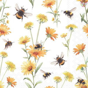 Ambiente �y�[�p�[�i�v�L���� Busy bees ���i20������j �I ����ۂ� �ԕ� ���F���� �t�����킢�� �f�G ������ �� �G���K���g �f�R�p�[�W�� �n���h���C�h