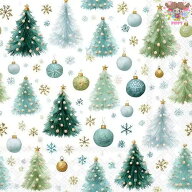 Ambiente ペーパーナプキン☆Baubles and Pines☆（1枚/バラ売り） クリスマス クリスマスツリー オーナ…