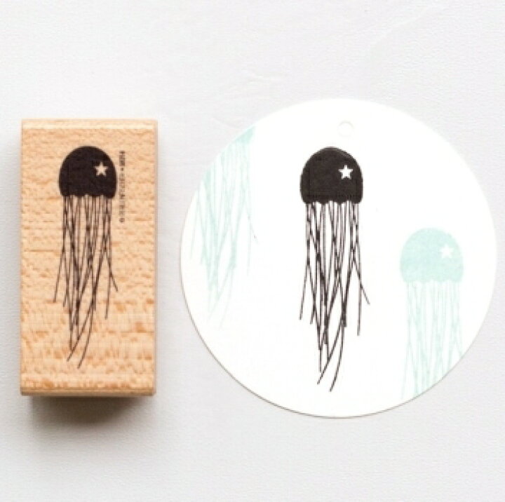楽天市場 Perlenfischer スタンプ くらげ クラゲ 海月 海の生き物 夏柄 木製 プレゼント クラフト 雑貨 保育園 幼稚園 先生 はんこ メール便発送可 ｐｉｐｐｙ ２号店