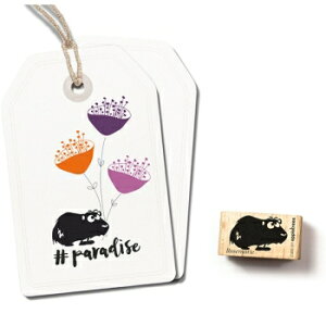 cats on appletrees スタンプ☆モルモット 動物 アニマル(Guinea Pig - Rosemarie)☆木製 プレゼント クラフト 雑貨 保育園 幼稚園 先生【メール便発送可】