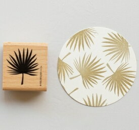 Perlenfischer スタンプ☆ヤシの木 葉っぱ リーフ　夏☆木製 プレゼント クラフト 雑貨 保育園 幼稚園 先生【メール便発送可】