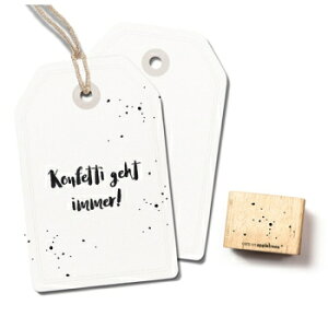 cats on appletrees スタンプ☆紙吹雪 ドット スター パターン 塵 背景 バックグラウンド(Confetti)☆木製 プレゼント クラフト 雑貨 保育園 幼稚園 先生【メール便発送可】