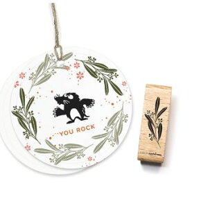 cats on appletrees スタンプ☆オリーブの枝 植物(Olive Branch)☆木製 プレゼント クラフト 雑貨 保育園 幼稚園 先生【メール便発送可】