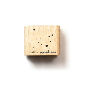 cats on appletrees ミニスタンプ☆紙吹雪 背景 ドット(Little Confetti)☆木製 プレゼント クラフト 雑貨 保育園 幼稚園 先生【メール便発送可】