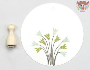 【在庫限り】Perlenfischer可愛いコーン型スタンプ(S)☆ペンダント 花 植物(H?NGEBL?TE)☆木製 コーン型 プレゼント クラフト 雑貨 保育園 幼稚園 先生【メール便発送可】