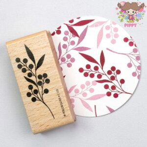 Perlenfischer スタンプ☆Wild berry branch☆ワイルドベリー ベリー 枝 植物木製 プレゼント クラフト 雑貨 保育園 幼稚園 先生【メール便発送可】