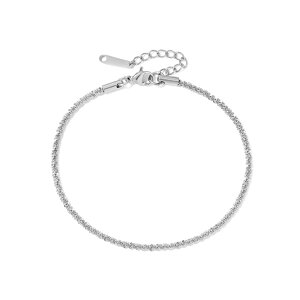 �y�ő�20��OFF �������N�[�|���z�z���z 2.4mm Sparkling �`�F�[�� �u���X���b�g �A���N���b�g 16.5cm 18cm 20+3cm �T�[�W�J���X�e�����X �����ςȂ� ���f�B�[�X �����Y �y�A �V���v�� �S�[���h �V���o