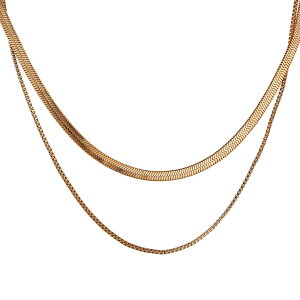 �y�ő�20��OFF �������N�[�|���z�z���z Double Layer �`�F�[���l�b�N���X(Snake��Box) 316L �T�[�W�J���X�e�����X�����A�����M�[�Ή� ���S ���f�B�[�X ��×p ���A�� �V���v�� ���ɗD���� �S�[���h 