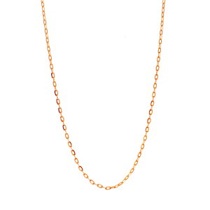 【送料無料】18K 0.9mm フラッシュあずき ネックレスチェーン 45cm(スライドアジャスター) 金属アレルギー対応 レディース K18 18金 刻印あり 華奢 シンプル スキンジュエリー 日本製 ゴールド イ