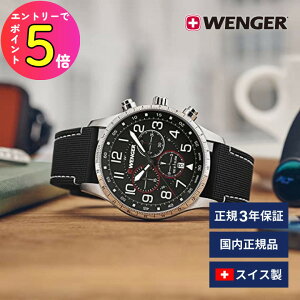 [|Cgő15{] rv Yrv WENGER EFK[ {Ki ATTITUDE CHRONO AeBe[h Nm xg22mm VR[ ohJ[ubN ՃJ[ubN AiO\ 
