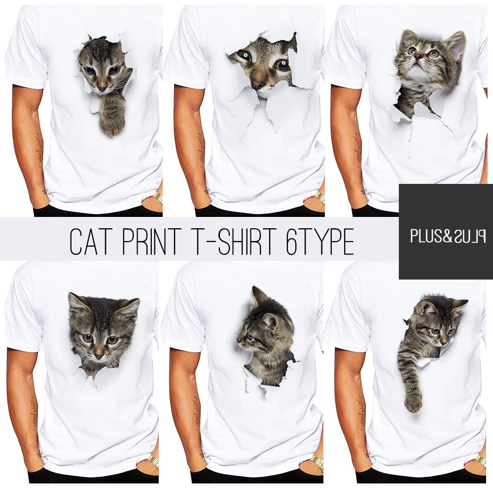 楽天市場】Ｔシャツ 猫 猫柄 大きいサイズ ティーシャツ テーシャツ