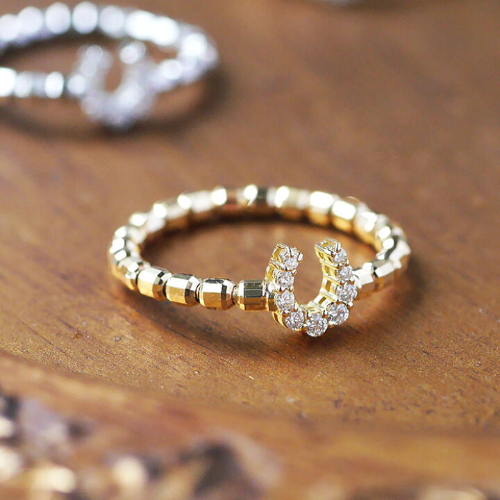 楽天市場】【ストレッチリング】【Horseshoe ホースシュー】K18YG 計 