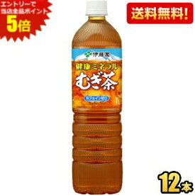 エントリーで当店全品ポイント5倍★送料無料【スリムボトル】伊藤園 健康ミネラルむぎ茶 1Lペットボトル 12本入 麦茶 ※北海道800円・東北400円の別途送料加算 [39ショップ]