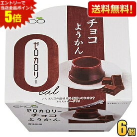 エントリーで当店全品ポイント5倍★【送料無料：6個売り】遠藤製餡 ゼロカロリー チョコようかん 90g 6個入 ようかん 羊羹 ダイエットスイーツ ダイエット食品 ※北海道800円・東北400円の別途送料加算 [39ショップ]