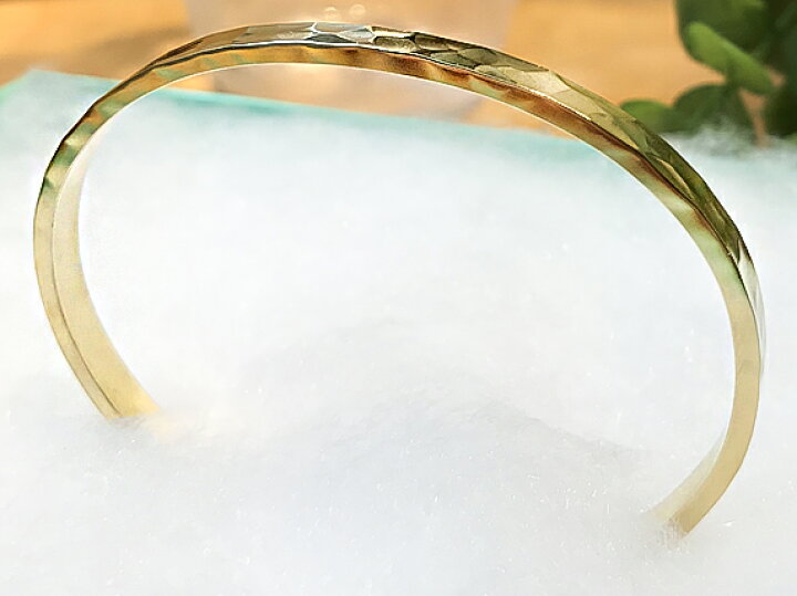 楽天市場】＜重さ約20〜21g、幅：約4.5mm、厚み約2mm＞平打ち/18金 