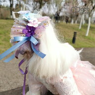 【全商品ポイント5倍】犬服 春 ペット ウエディングベール 犬ウェディングベール 犬結婚ベール 花嫁衣装…