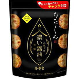 金吾堂製菓 おすきなひとくち 濃い醤油煎餅 90g×12入