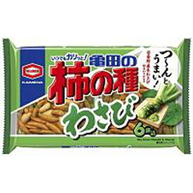 亀田製菓 柿の種わさび 6袋詰 164g×12入