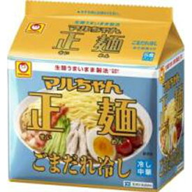 東洋水産 マルちゃん 正麺 ごまだれ冷し 5食×6袋