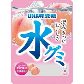 UHA味覚糖 水グミ 清水白桃味 40g×10袋