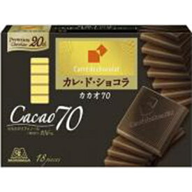 森永製菓 カレ・ド・ショコラ カカオ70 18枚×6個