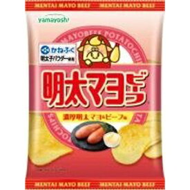 山芳製菓 ポテトチップス 明太マヨビーフ 47g×12袋