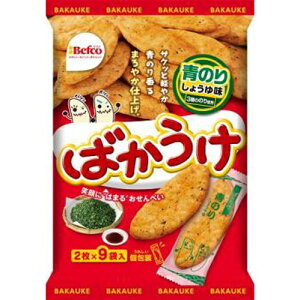 栗山米菓 ばかうけ 青のり 18枚×12袋