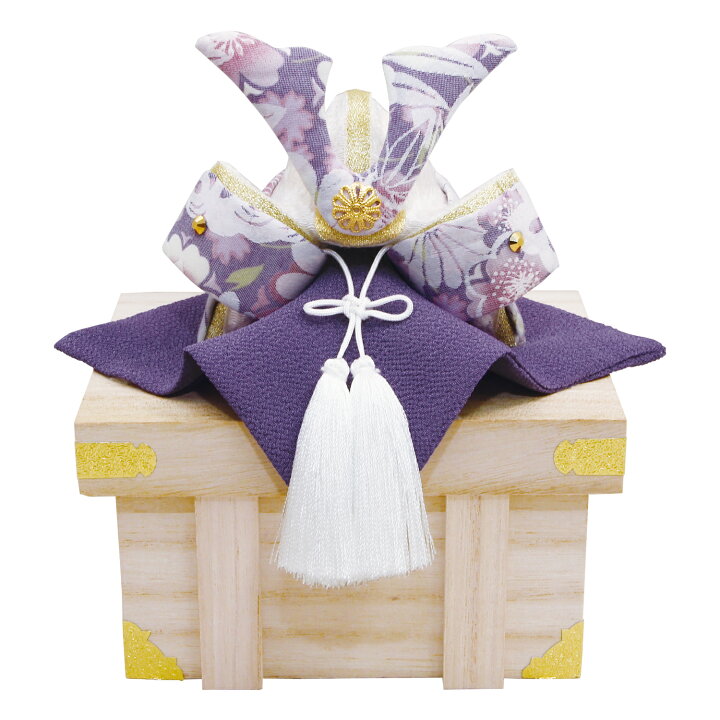 楽天市場 送料無料 沖縄 離島を除く 端午の節句飾り 透彩兜飾り 大 長持付 ゆかり 手作りちりめん細工 五月人形 子供の日 リュウコドウ 季節の和雑貨 京都 和匠ポラーコ