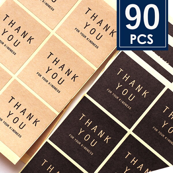 【90枚入】ありがとう シール サンキュー THANKYOU ありがとうシール ステッカー ショップ用 お客様 店舗 プレゼントお店 雑貨 クッキー グッズ 結婚式 ハンドメイド プチギフト 封 小物  ラッピング 誕生日 バースデイ 問屋 商用