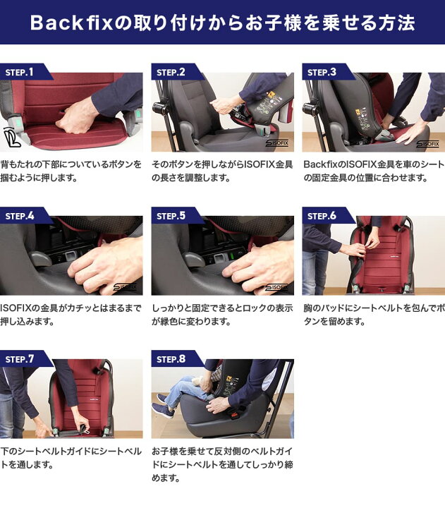 楽天市場】ジュニアシート ISOFIX 対応 R129 PLAY Backfix 