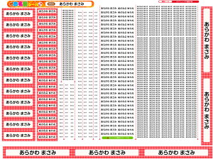 算数セット用お名前シール【耐水/防水】入学入園準備 最大642枚入!【全品送料無料】(名前シール/お名前シール/おなまえシール/ネームシール/防水/耐水/入学/入園/卒園/ラミネート)