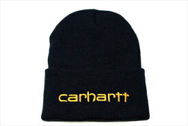 カーハート ニット帽 ニットキャップ ビーニー CARHARTT (ブラック/ブラウン/メンズ/レディース/キャップ/ワッチキャップ/スキー/スノーボード/キャンプ/アウトドア/黒/茶/AH4068）